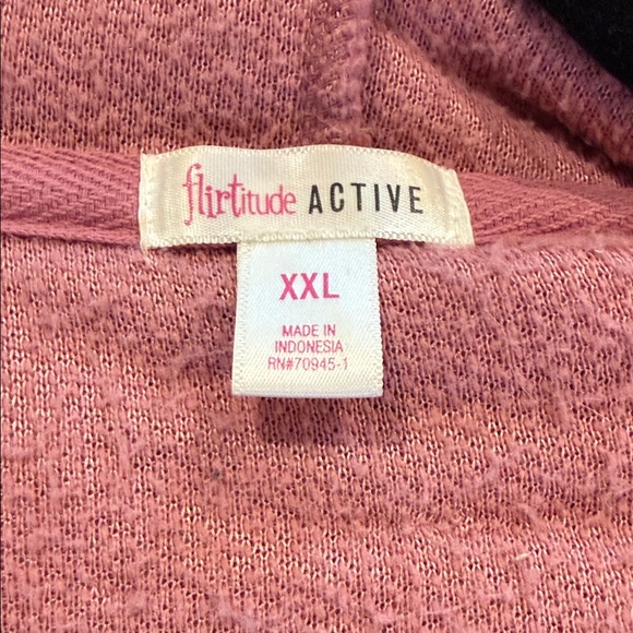 Flirtitude Active Pink Sherpa Jacket - Picture 2 of 3